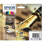 CARTUCCIA EPSON T16 MULTIPACK BK/C/M/Y ORIGINALE