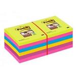 POST-IT NOTES HOPAX 7X7 COLORI FLUORESCENTI